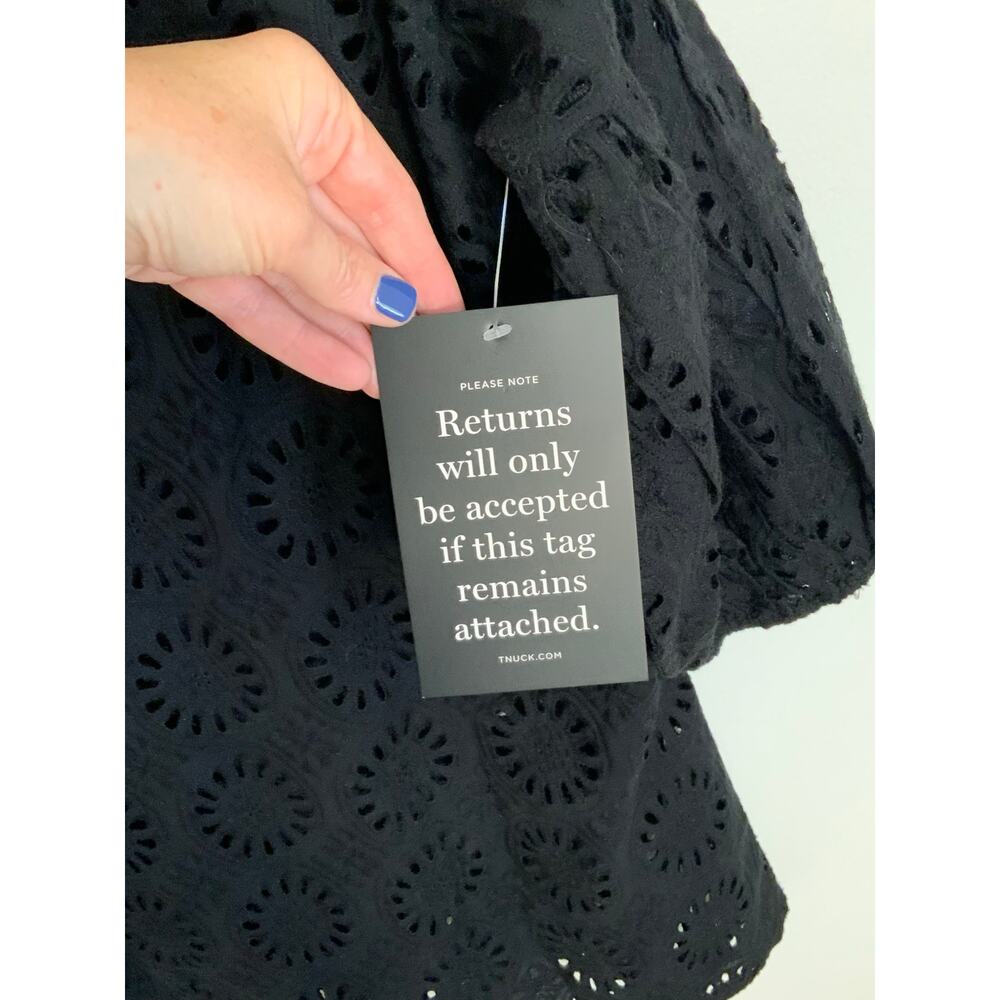 Tuckernuck Black Eyelet Swim Coverup - Picture 7 of 10